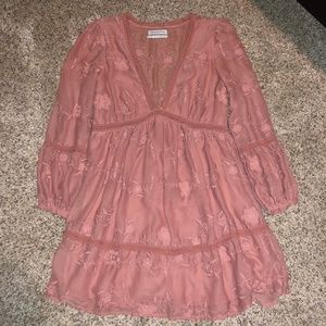 Pink Lace Urban Outfitters Dress